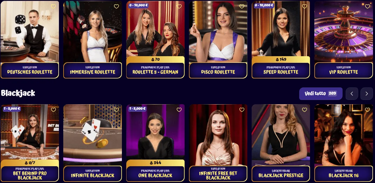 SpinGranny Casino Live Casino 3